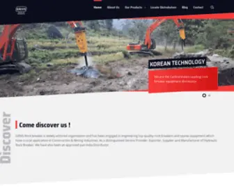 Grivs.com(Hydraulic Rock Breaker Manufactuers) Screenshot