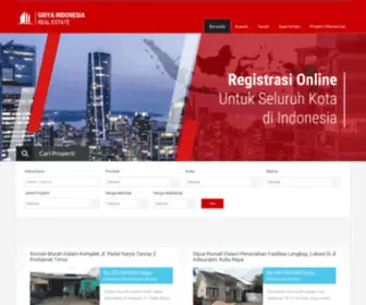 Griyaindonesia.co.id(Griya Indonesia Real Estate) Screenshot