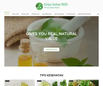 Griyasehatbekam.com(Griya Sehat Menuju Sehat Madani) Screenshot