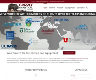 Grizzlyanalytical.com(Grizzly Analytical) Screenshot