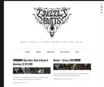 Grizzlybutts.com(Heavy metal) Screenshot