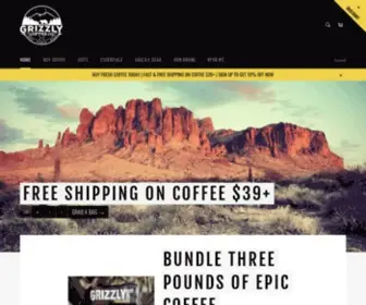 Grizzlycoffeeco.com(Grizzly Coffee Co LLC) Screenshot