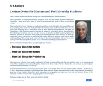 GRkraj.org(Lecture Notes for Masters and PreUniversity Students) Screenshot