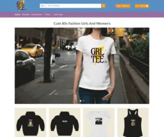 GRltee.com(Cute 80s Fashion Girls And Women's Online Stores) Screenshot