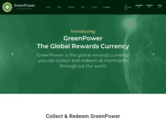 GRnpower.io(The cryptocurrency rewards program and cryptocurrency loyalty program) Screenshot