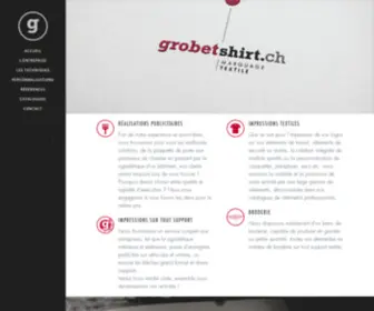 Grobetpub.ch(Impression tout supports) Screenshot