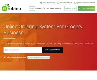 Grobino.com(Get online grocery ordering and delivery system) Screenshot