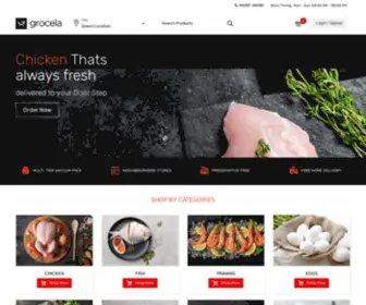 Grocela.com(Fresh Chicken) Screenshot
