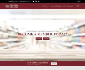 Grocers.org(New Hampshire Grocers Association) Screenshot