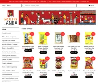 Grocerylanka.com(Sri Lankan grocery to your door step) Screenshot