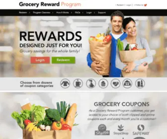 Groceryrewardprogram.com(Grocery Reward Program) Screenshot