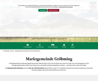 Groebming.at(Die Marktgemeinde Gröbming präsentiert sich) Screenshot