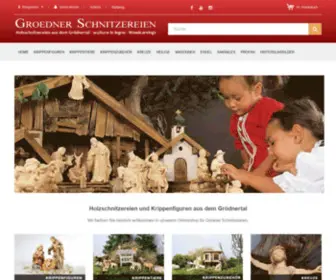 Groedner-SChnitzereien.de(Holzschnitzereien bester Qualität) Screenshot