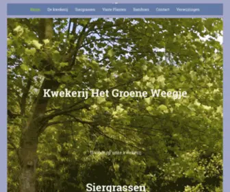 Groeneweegje.nl(Begin) Screenshot