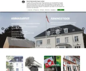 Groenlandskehus.dk(Det Grønlandske Hus) Screenshot