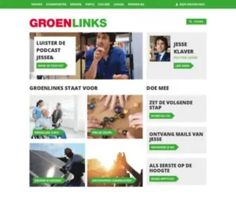 Groenlinks.nl(Samen verandering mogelijk maken) Screenshot