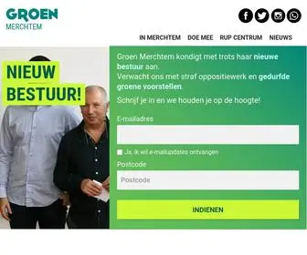 Groenmerchtem.be(Groen Merchtem) Screenshot