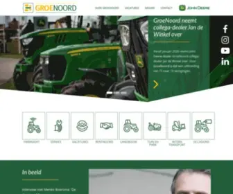 Groenoordbv.nl(Welkom bij GroeNoord Ag & Turf BV) Screenshot