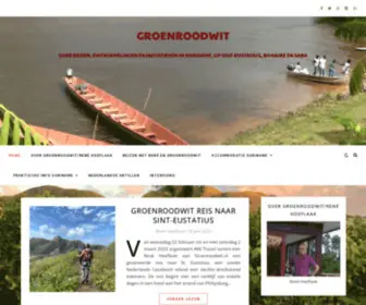 Groenroodwit.nl(Over reizen) Screenshot