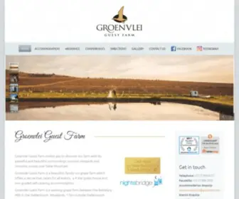 Groenvlei.com(Venue Hire in Stellenbosch) Screenshot