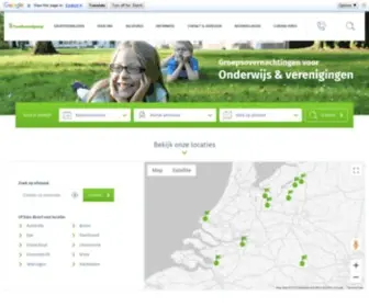 Groepsgebouw.nl(Groepsaccommodatie Nederland) Screenshot