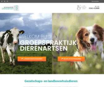 Groepspraktijkdierenartsen.nl(Groepspraktijkdierenartsen) Screenshot