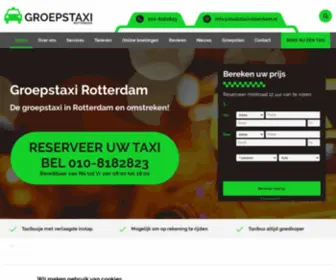 Groepstaxirotterdam.nl(Groepstaxi Rotterdam) Screenshot