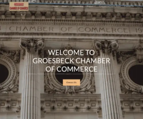 Groesbeckchamber.com(Local Business Directory) Screenshot