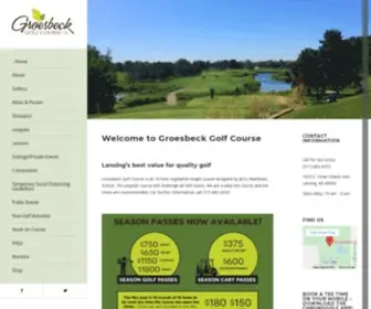 Groesbeckgolfcourse.com(Groesbeck Golf Course) Screenshot
