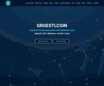 Groestlcoin.net(Groestlcoin) Screenshot