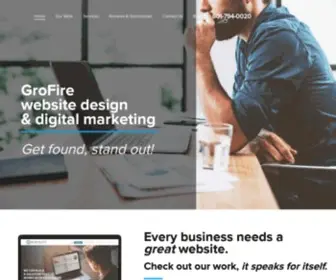 Grofire.com(Custom Website Design and Development Company Utah) Screenshot