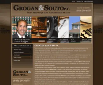 Groganandsouto.com(Grogan &amp; Souto P.C) Screenshot
