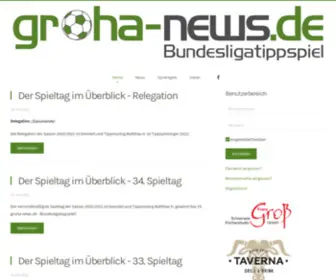 Groha-News.de(Bundesligatippspiel) Screenshot