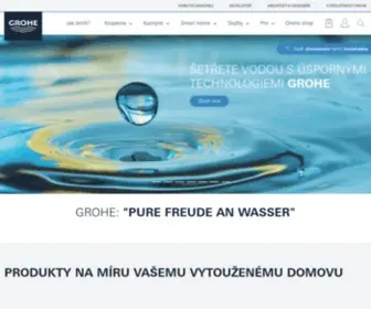 Grohe.cz(Luxusní koupelnové baterie) Screenshot