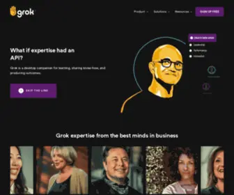 Grok.is(To "grok") Screenshot