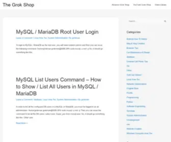 Grokshop.tv(The Grok Shop) Screenshot