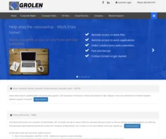 Grolen.com(Computer Repair) Screenshot