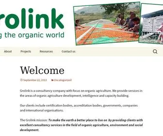 Grolink.se(Serving the organic world) Screenshot