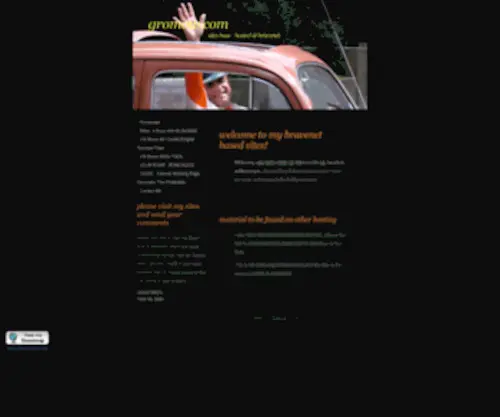 Gromow.com(Alexander Gromow presents his Sites Base hosted at Bravenet) Screenshot
