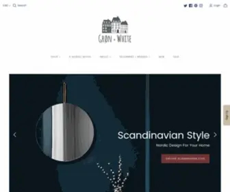 Gronandwhite.com(Grøn + White) Screenshot