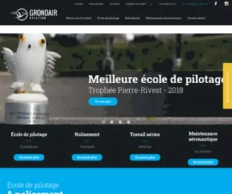 Grondair.com(École de pilotage) Screenshot