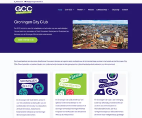 Groningencityclub.nl(Groningen City Club) Screenshot