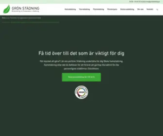 Gronstadning.se(Grön Städning) Screenshot