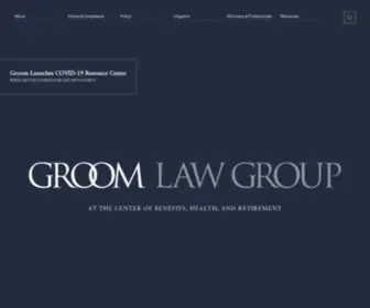 Groom.com(Groom Law Group) Screenshot