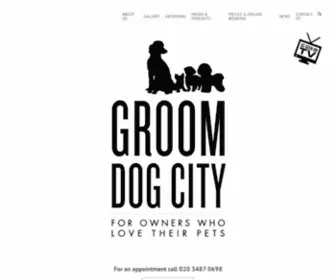 Groomdogcity.com(For Owners Who Love Their Pets) Screenshot
