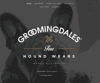 Groomingdales.com.au(Boutique dog grooming and day spa) Screenshot