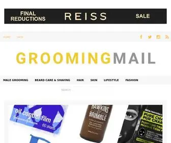 Groomingmail.com(Expert Grooming & UK Style Blog For Men) Screenshot