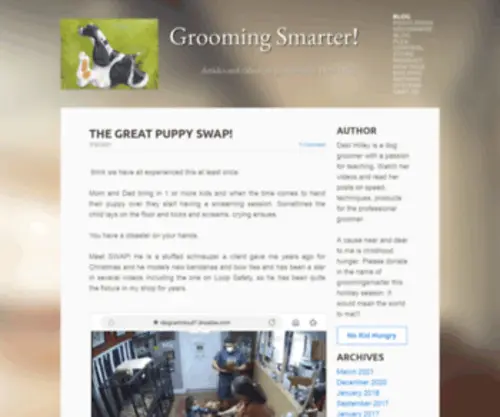 Groomingsmarter.com(Grooming Smarter) Screenshot