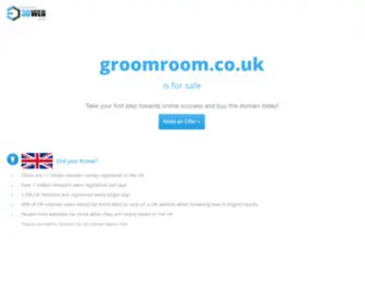 Groomroom.co.uk(3DWeb Online Services) Screenshot