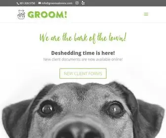 Groomsaloninc.com(Dog Grooming) Screenshot